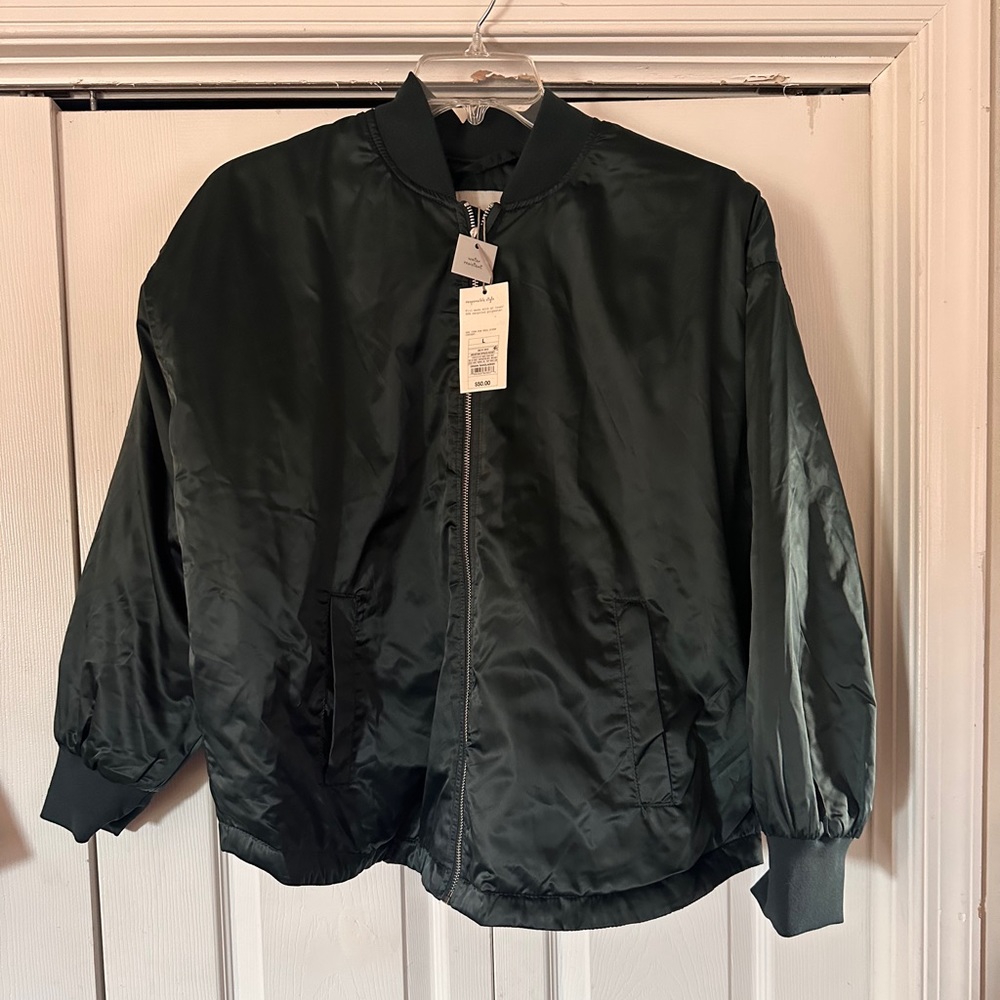 Dark Jade Target Jacket